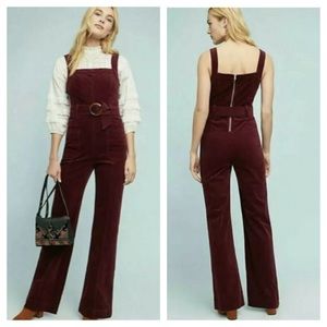 Anthropologie Pilcro corduroy jumpsuit size 4